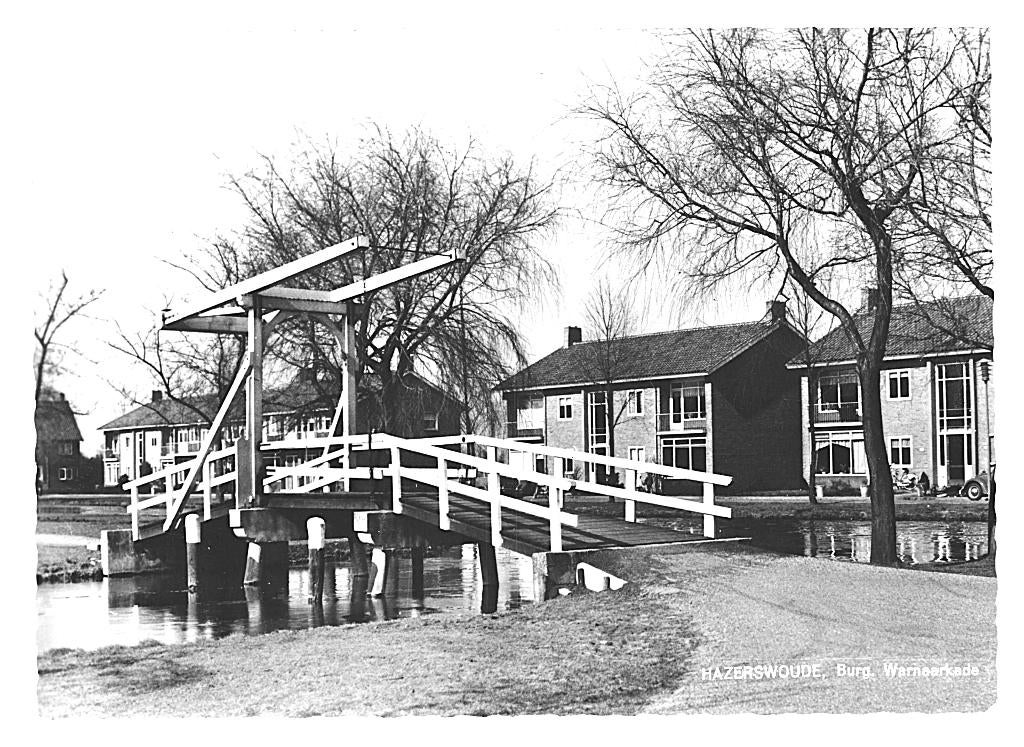987149 Hazerswoude Dorp ZH 1969 Burg Warnaarkade Gelopen met, Ophalen of Verzenden, 1960 tot 1980, Gelopen, Zuid-Holland