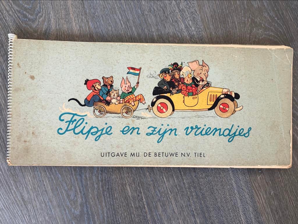 Vintage Flipje en zijn vriendjes boekje - De Betuwe Tiel, Ophalen of Verzenden, Gelezen, Fictie algemeen