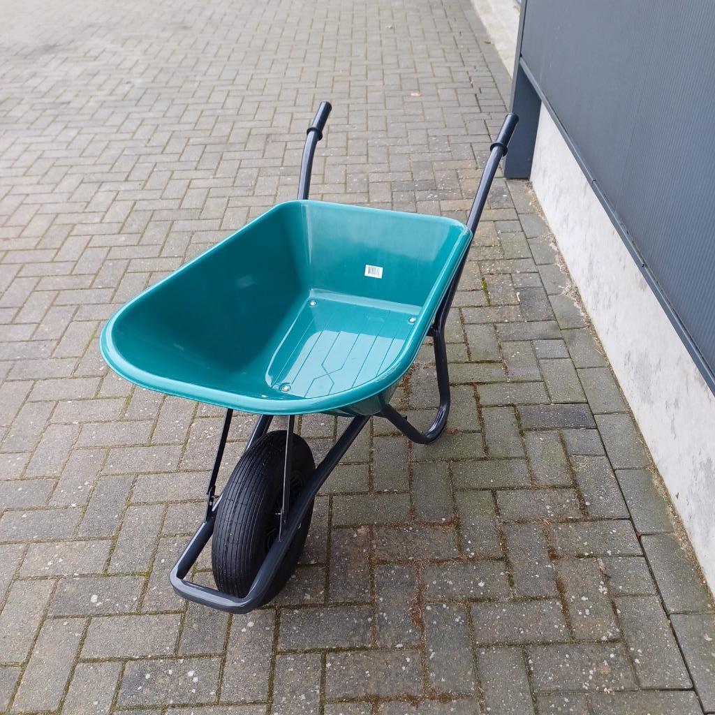 Stevige kruiwagen kunststof bak 85 liter!!, Ophalen, Nieuw, Handmatig, Eenwielig