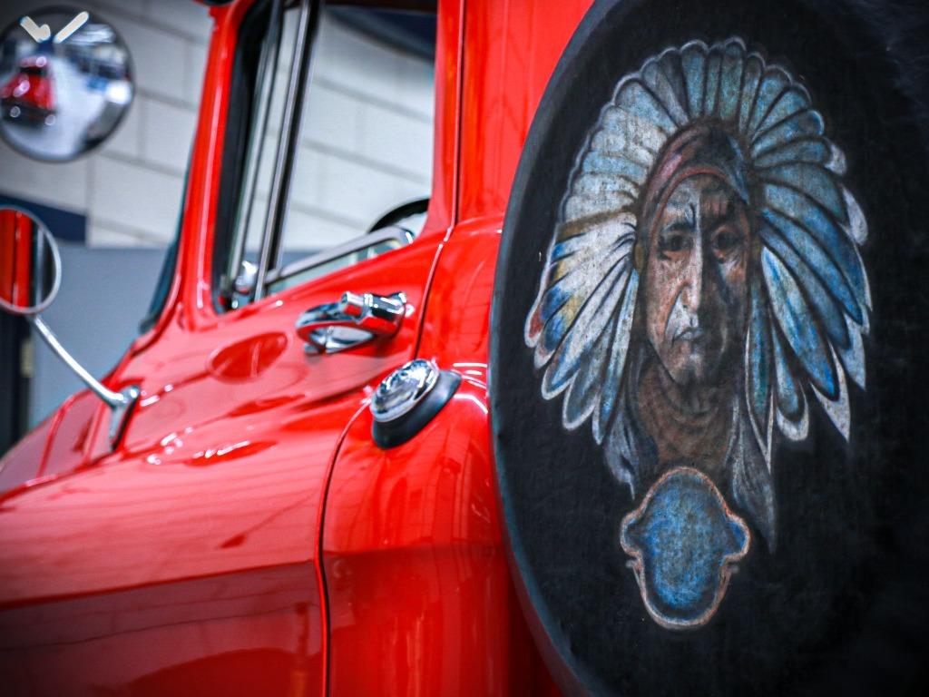 Chevrolet Apache 31 Stepside 1958 nu € 32950 was € 39950, Automaat, Achterwielaandrijving, Zwart, Chevrolet