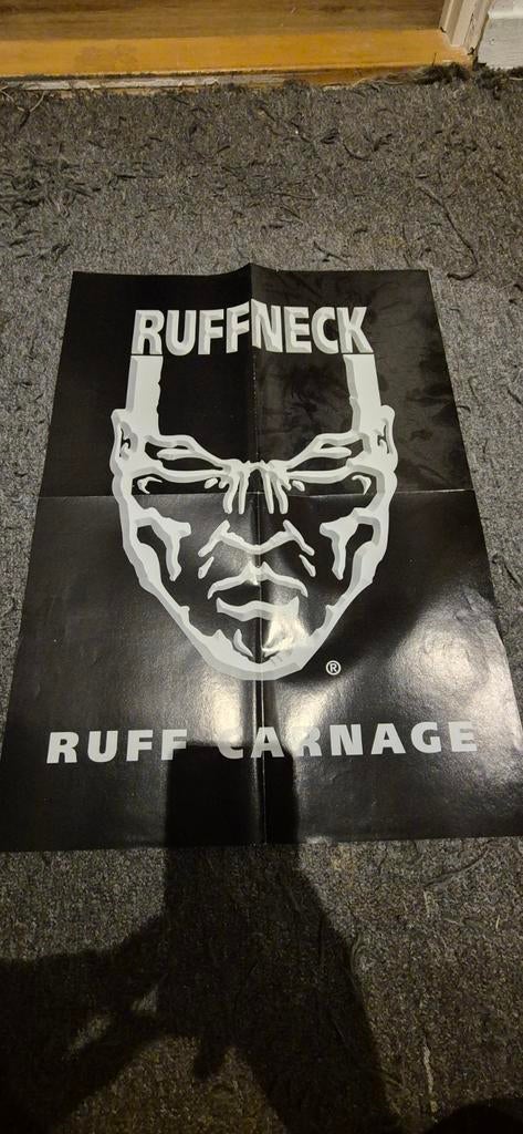 Ruffneck carnage/ hellraiser poster thunderdome, Ophalen of Verzenden, A1 t/m A3, Film en Tv