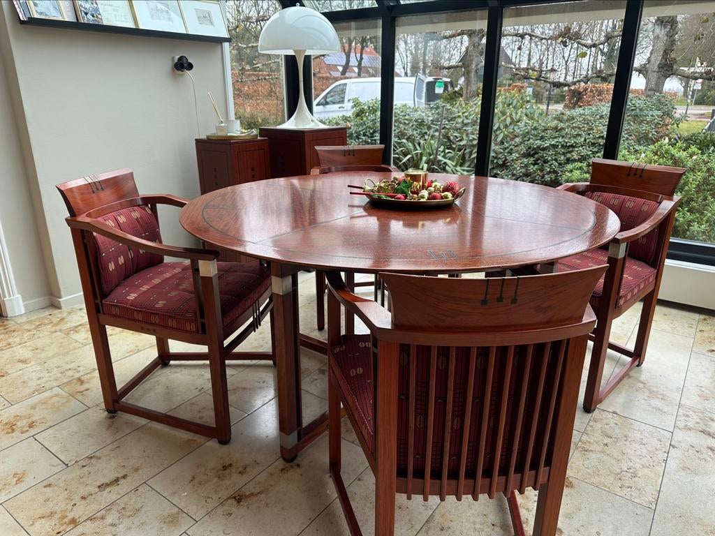 Schuitema decoforma eethoek, Huis en Inrichting, Complete eetkamers, Ophalen, Zo goed als nieuw, 4 tot 6 stoelen