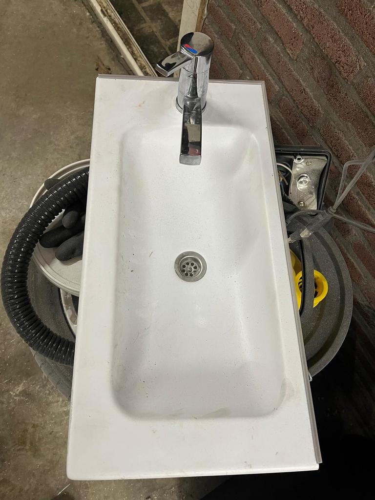 Plastform wasbakje incl. kraantje, Caravans en Kamperen, Ophalen of Verzenden, Zo goed als nieuw