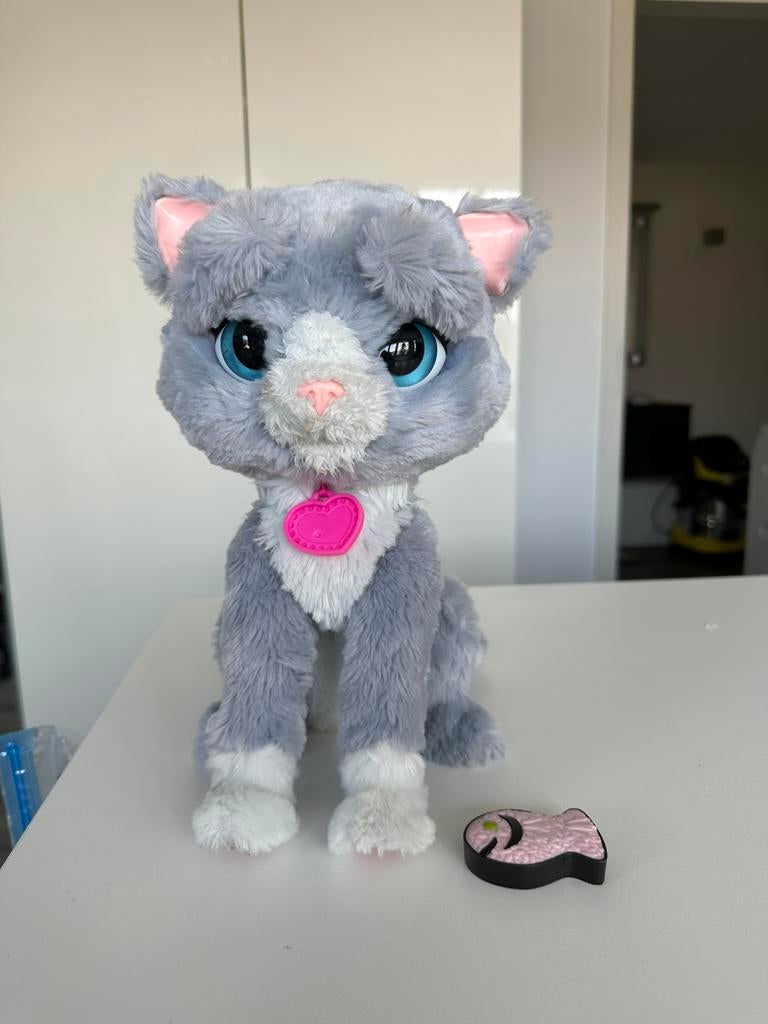 FurReal Friends Bootsie Kat, Kinderen en Baby's, Speelgoed | Knuffels en Pluche, Zo goed als nieuw, Overige typen, Ophalen of Verzenden