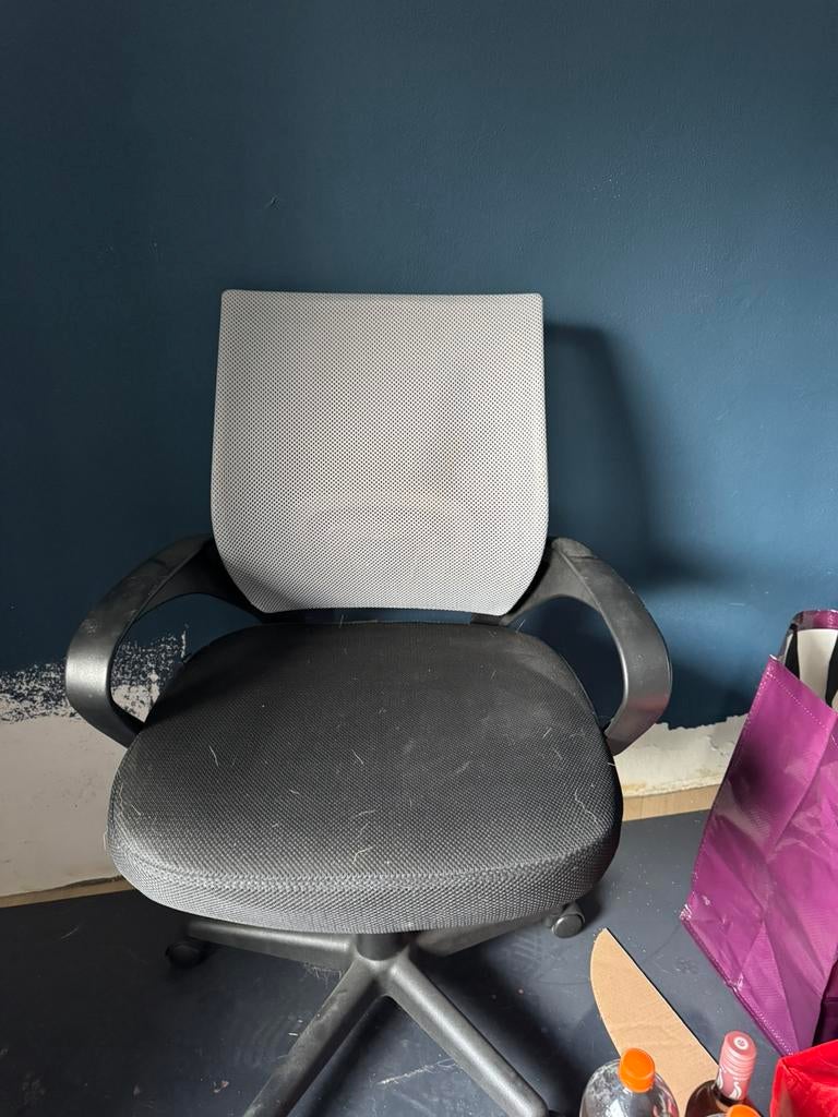 Zgan bureaustoel Leenbakker, Ophalen, Zo goed als nieuw, Zwart