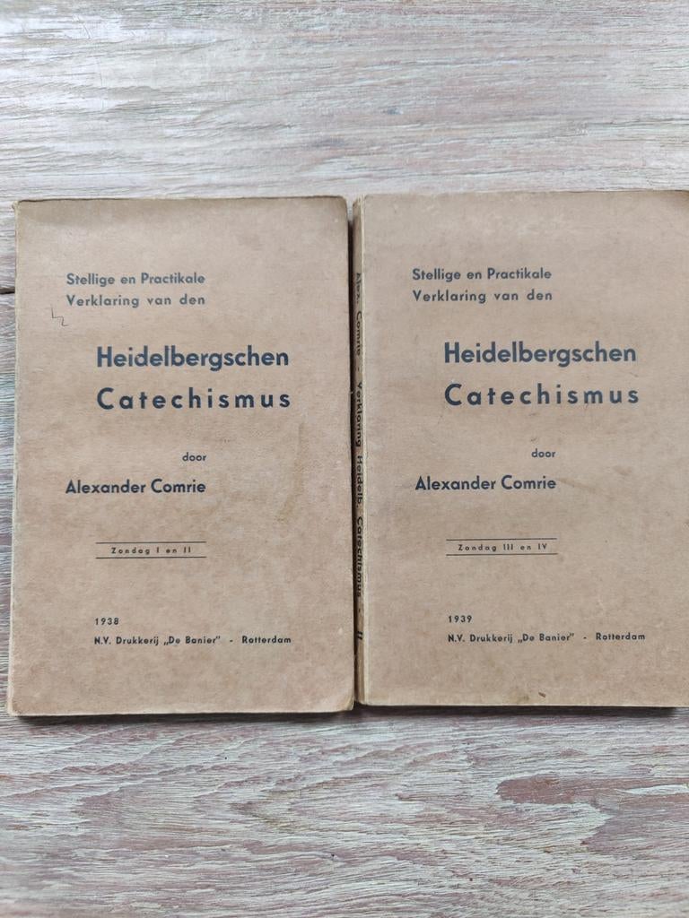 Comrie - Heidelbergse Catechismus (Oude Uitgave), Boeken, Godsdienst en Theologie, Ophalen of Verzenden, Alexander Comrie
