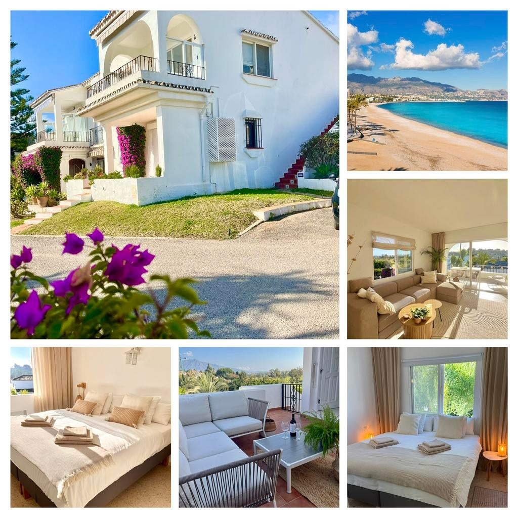 Costa del Sol vakantie panorama appartement met zeezicht, Vakantie, 2 slaapkamers, Overige typen, Costa del Sol, Wasmachine