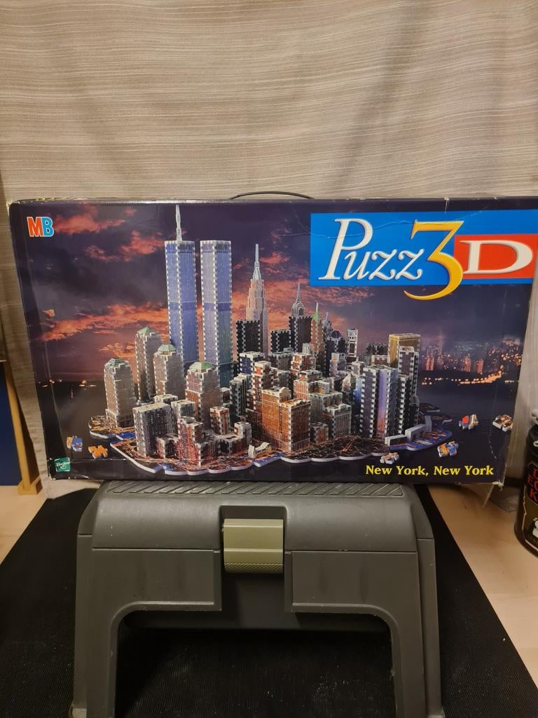 MB Puzz 3D New York - Compleet!, Hobby en Vrije tijd, Denksport en Puzzels, Ophalen of Verzenden, Meer dan 1500 stukjes, Nieuw