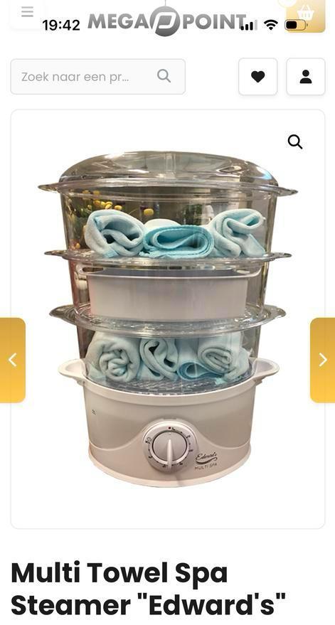 Handdoekwarmer Edward's Multi Spa, Witgoed en Apparatuur, Stoomapparaten, Zo goed als nieuw, Kledingstomer, Ophalen of Verzenden