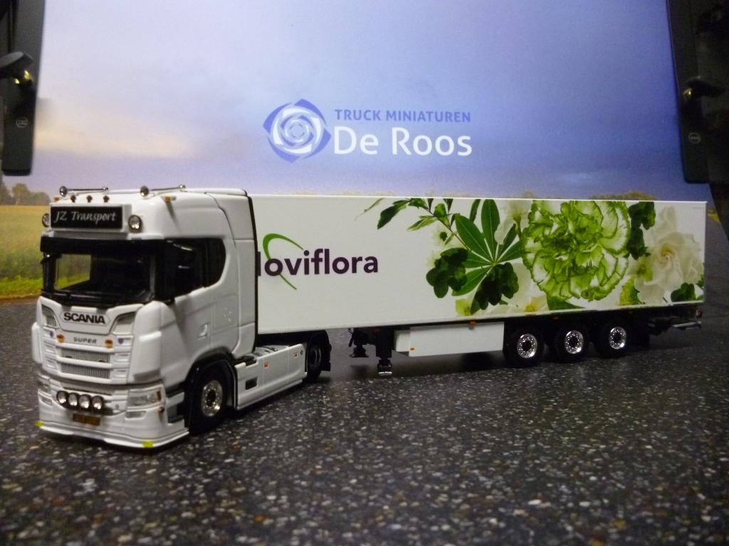 WSI Scania JZ Transport / Novi Flora, Ophalen of Verzenden, Nieuw, Bus of Vrachtwagen, Wsi