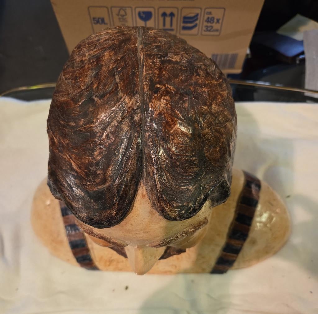 Buste sterke man kermis braderie attractie 1900, Ophalen