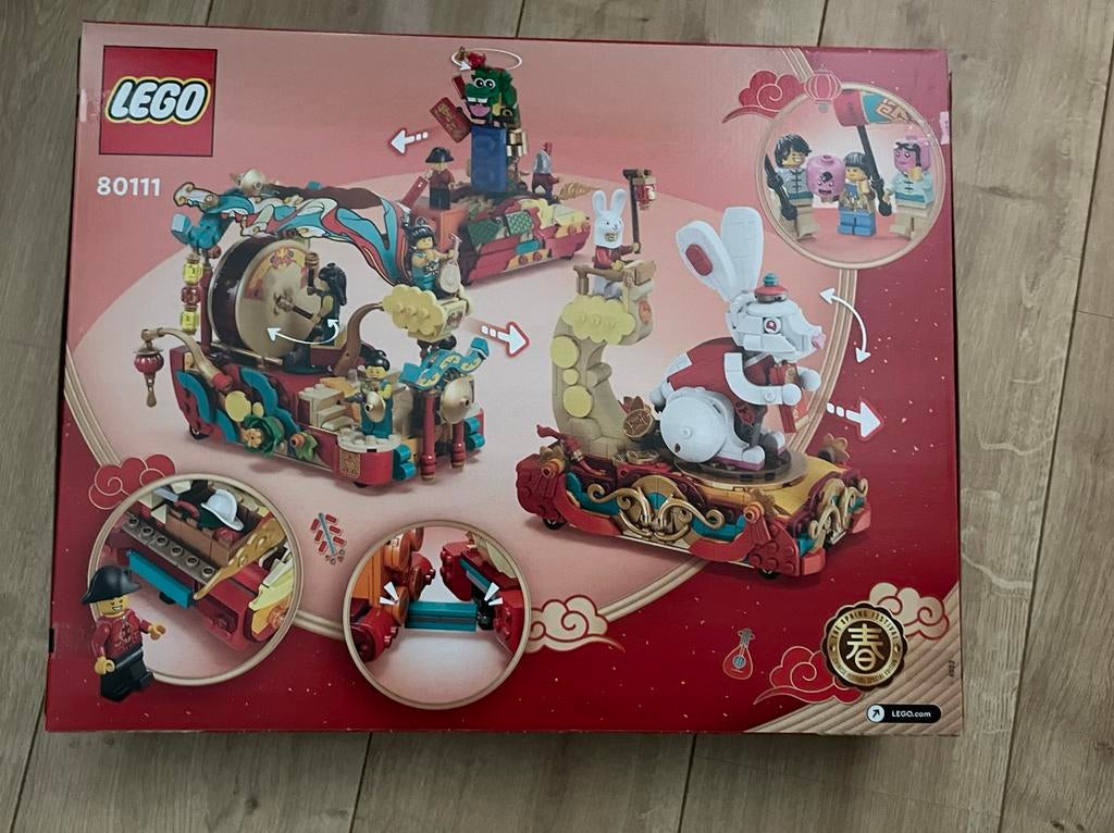 Lego 80111 Chinees Nieuwjaarparade set nieuw, Ophalen of Verzenden, Nieuw, Complete set, Lego
