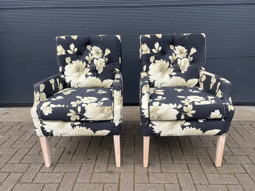 Fauteuils 2 stuk / Nieuw / Showroommodellen, Ophalen, Nieuw, 75 tot 100 cm, Stof