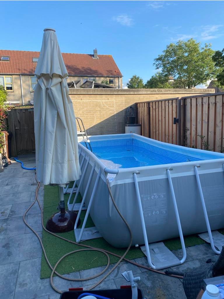 Intex zwembad 2.00- 4.00 meter, Tuin en Terras, Zwembaden, Ophalen, 200 tot 300 cm, 80 tot 120 cm, Zo goed als nieuw