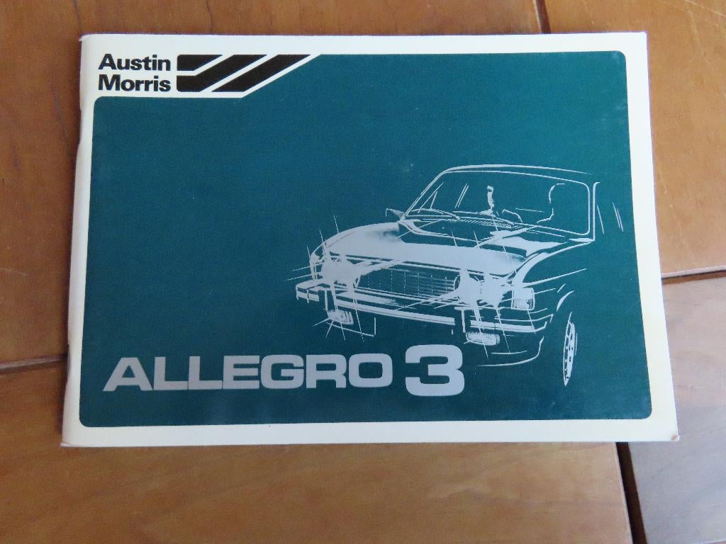 Instructieboek Austin Allegro 3 1980, nieuwstaat!, Ophalen of Verzenden