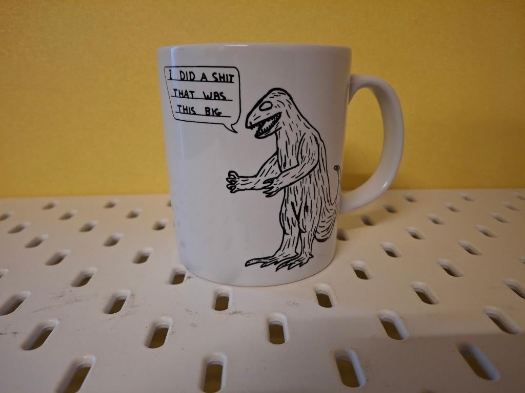 David Shrigley beker mok, rude mug, Overige materialen, Verzenden, Nieuw, Overige stijlen