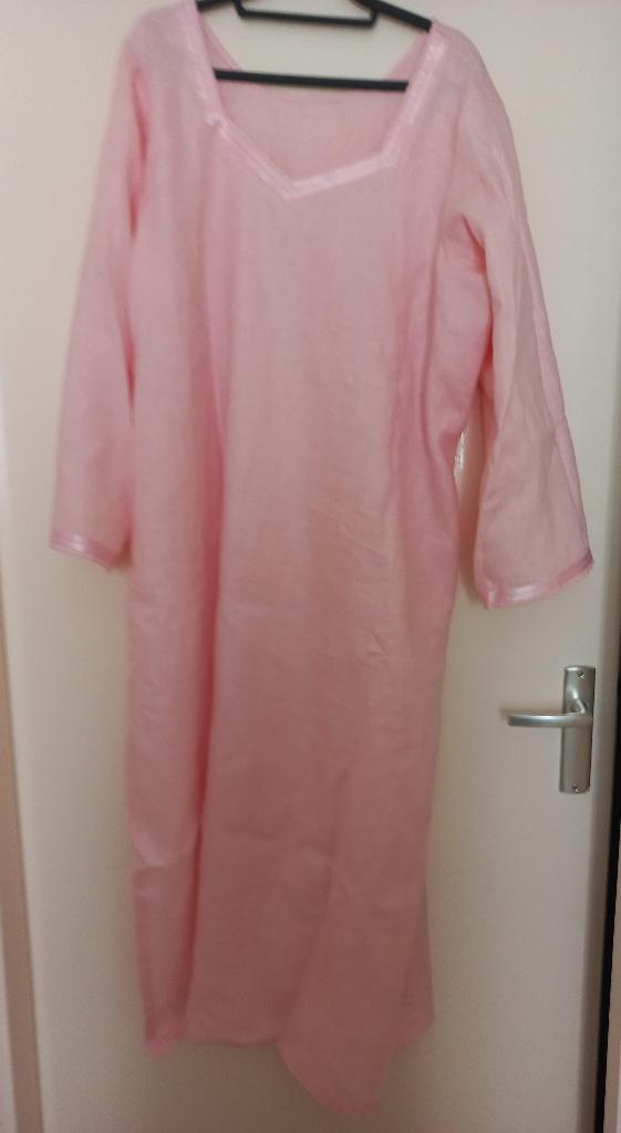 Nieuwe roze linnen tuniek / jurk, Ophalen of Verzenden, Nieuw, Maat 46/48 (XL) of groter, Roze