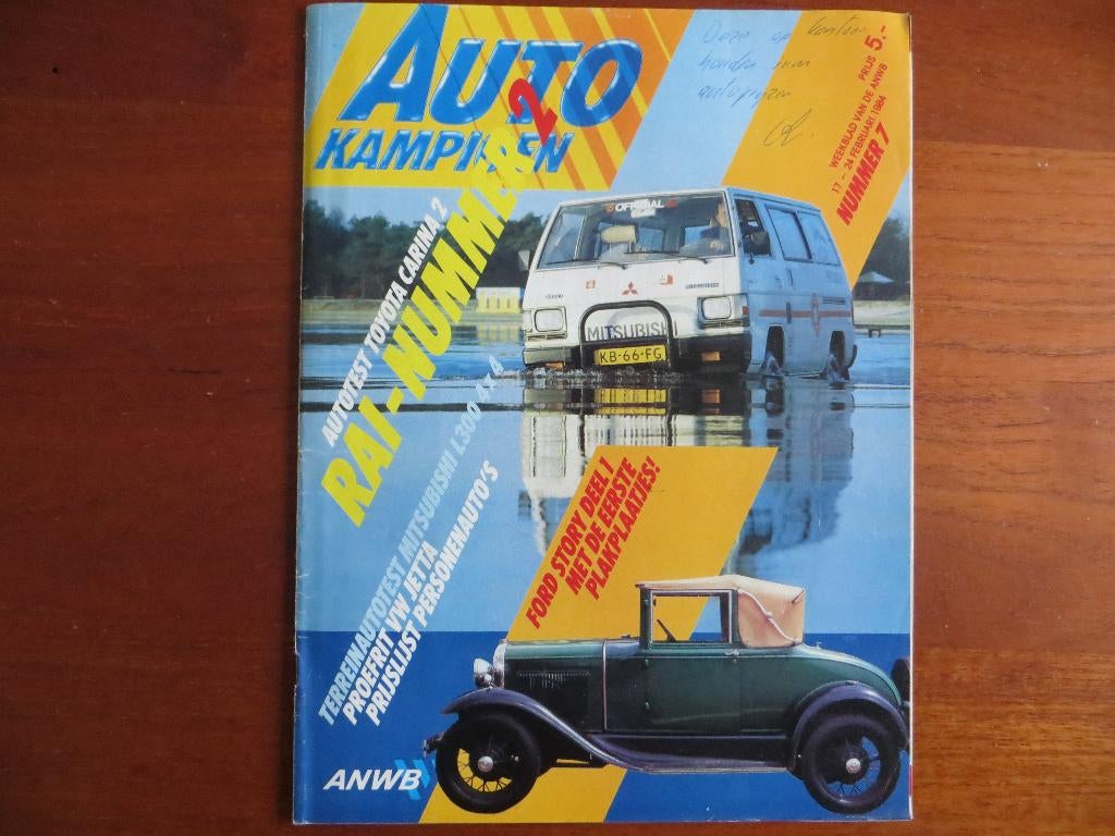 Autokampioen nr 7 1984 Ford plaatjes, RAI-nummer, L300 4x4, Ophalen of Verzenden, Zo goed als nieuw, Ford