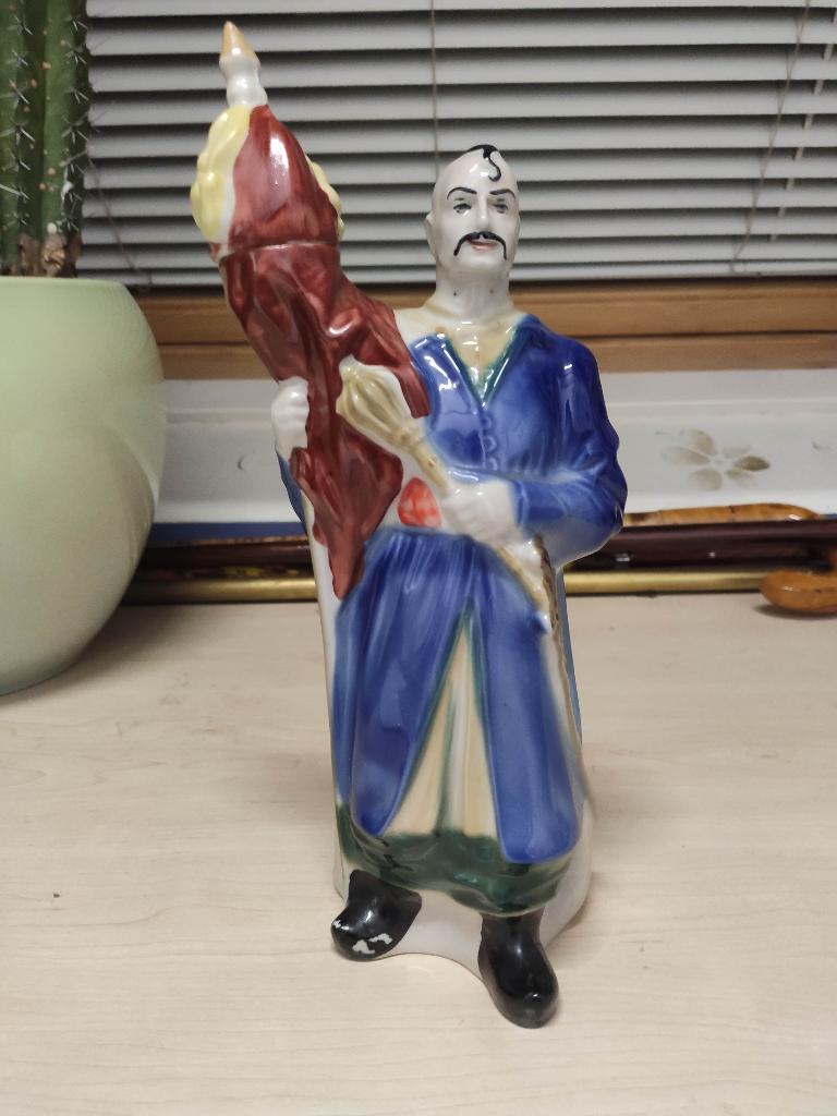 proseleinen beeldje kozak van ZHK Polonne USSR, Verzamelen, Beelden en Beeldjes, Ophalen of Verzenden, Gebruikt, Mens
