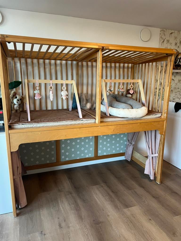 Dubbele hoge box , kinderopvang, Kinderen en Baby's, Boxen, Zo goed als nieuw, Ophalen