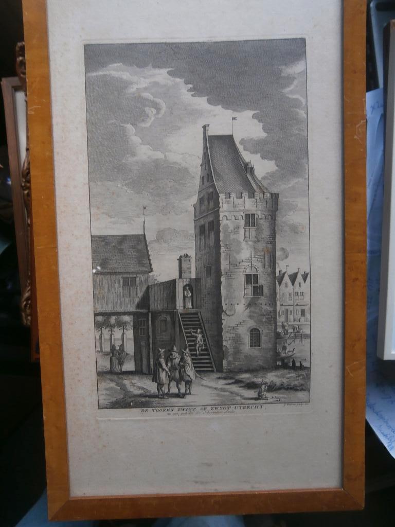 Amsterdam, Utrecht, Litho, de Toren Zwijgt of Zwigt., Ophalen of Verzenden