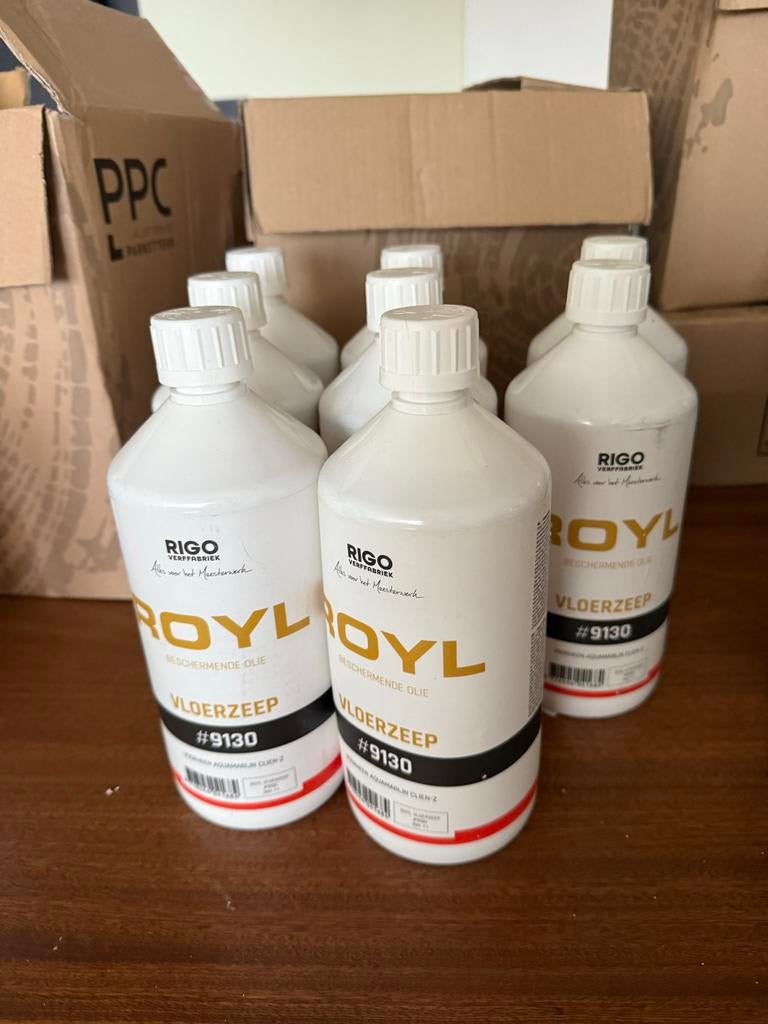 4x Royl Vloerzeep #9130 - Voor Royl behandelde vloeren, Ophalen of Verzenden, Schoonmaakmiddel