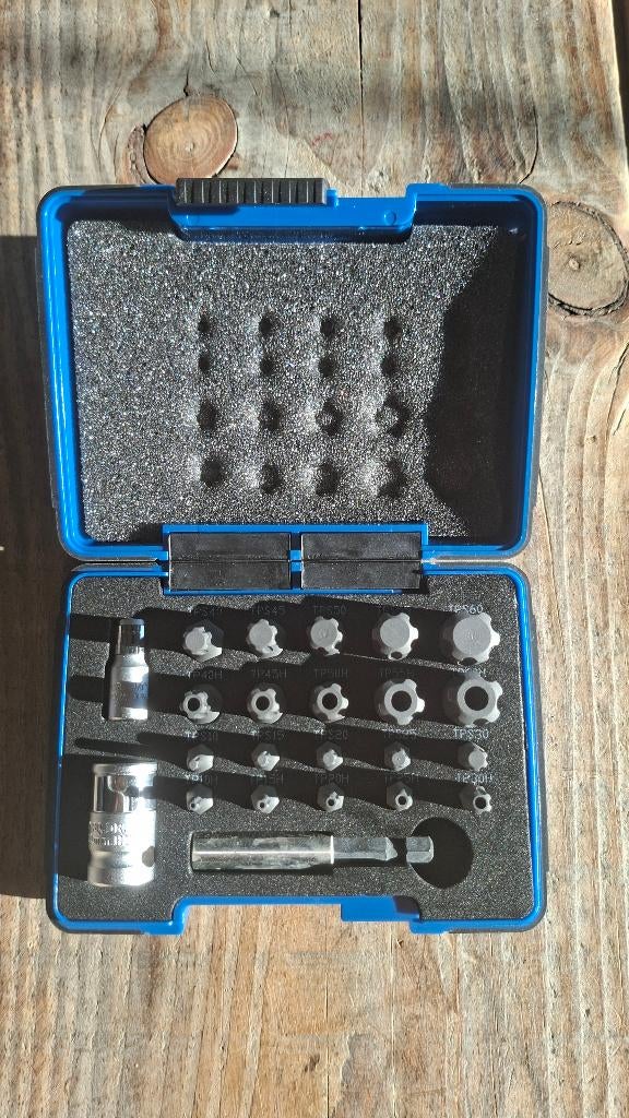 Laser TORX Plus dopsleutelsetje Bitsetje Bit set. NIEUW!!!, ., Nieuw, Ophalen of Verzenden, .