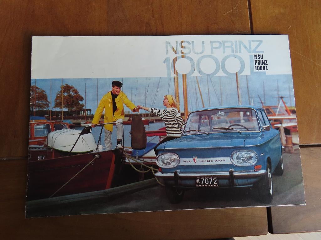 Folder NSU Prinz 1000 L 1965, Duitse tekst, Boeken, Auto's | Folders en Tijdschriften, Zo goed als nieuw, Overige merken, Ophalen of Verzenden