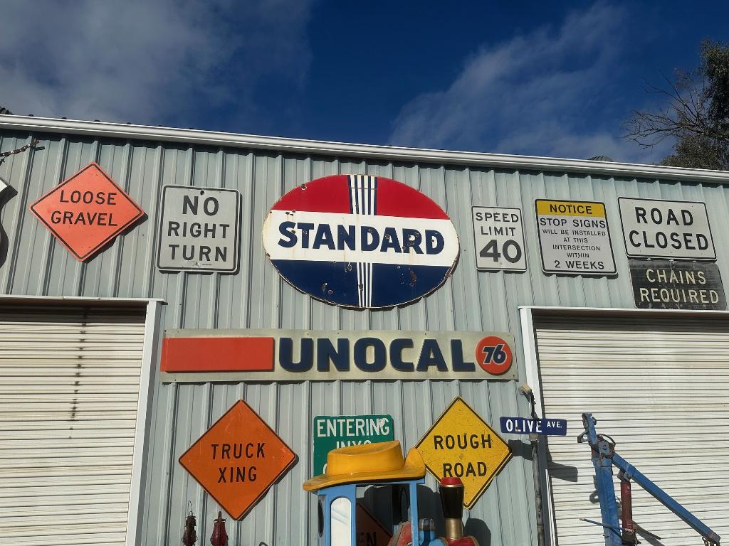 emaile bord, Ophalen, Zo goed als nieuw, Reclamebord