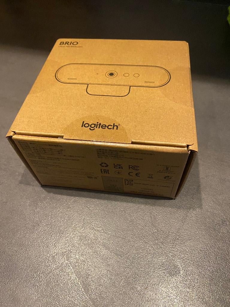 Logitech BRIO 4K webcam [Nieuw], Computers en Software, Webcams, Ophalen of Verzenden, Nieuw, Bedraad, Logitech
