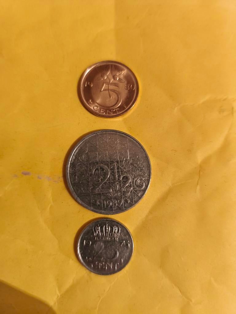 Stuiver, Kwartje en Rijksdaalder - Verschillende Jaartallen, Postzegels en Munten, Munten | Nederland, Ophalen of Verzenden, Koningin Beatrix