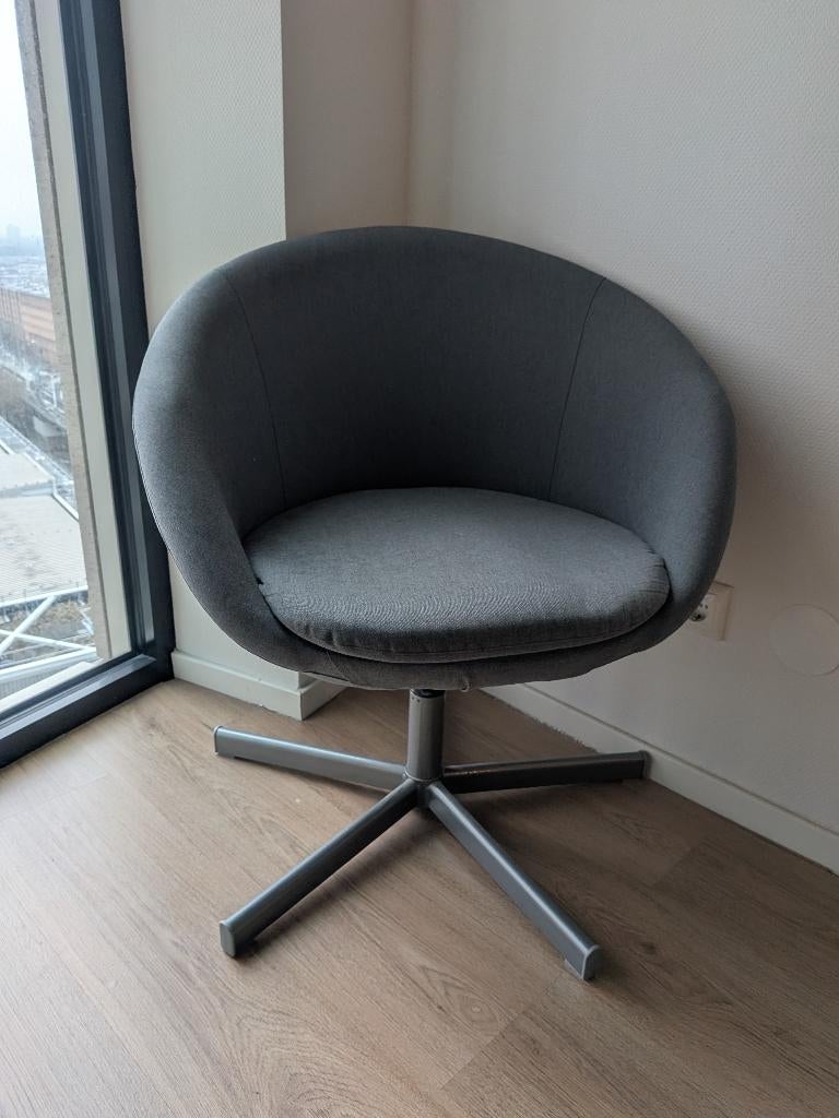 Swivel Office Chair, Huis en Inrichting, Bureaustoelen, Ophalen, Zo goed als nieuw, Grijs, Bureaufiets