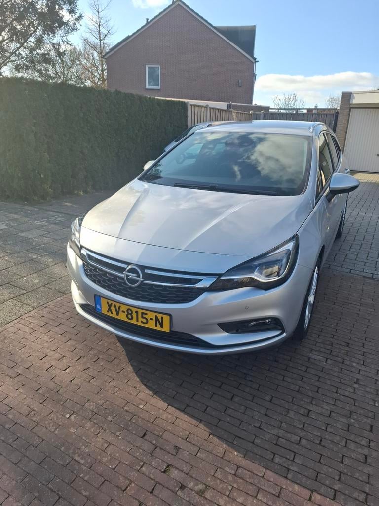 Opel Astra 1.4 Turbo Sports Tourer+ 150pk Start/stop 2019, Auto's, Voorwielaandrijving, Stof, Zwart, 4 cilinders