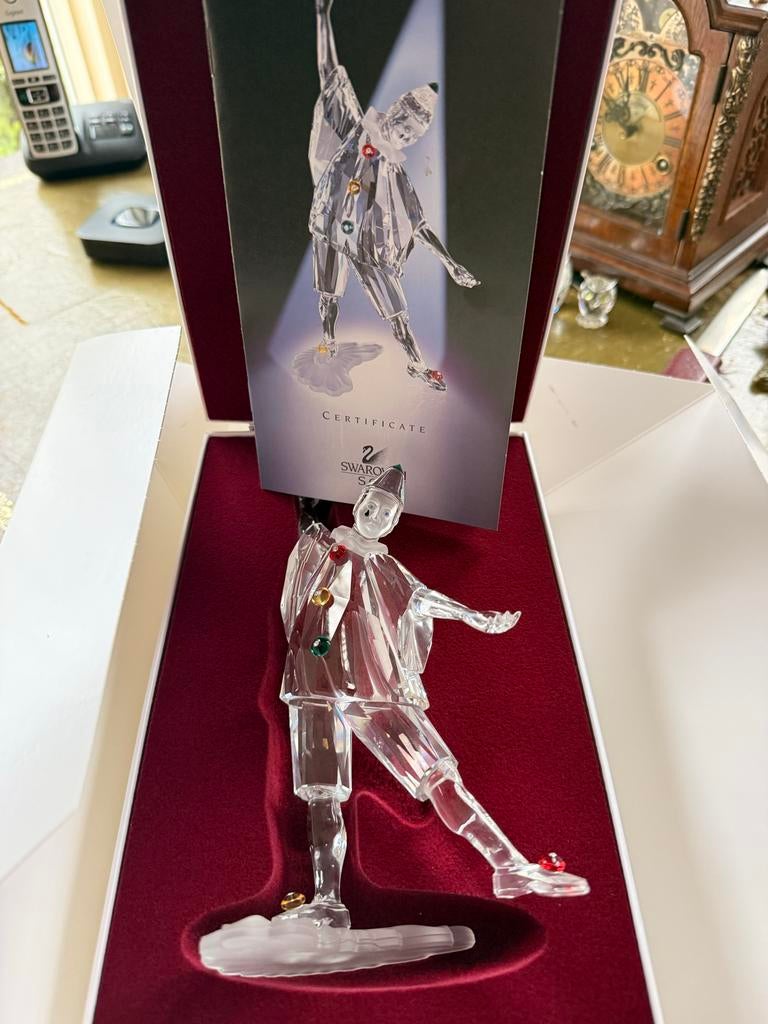 Swarovski SCS Jaarstuk 1997 Pierrot incl. Doos & Certificaat, Ophalen of Verzenden