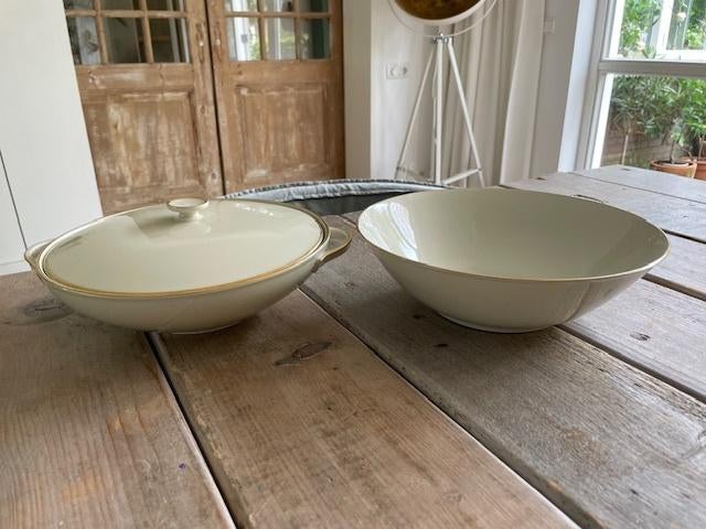 2 vintage dekschalen / schalen. H&g heinrich selb bavaria., Ophalen