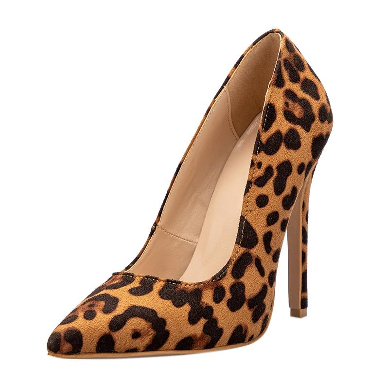 Bruine luipaard hakken pumps tijger schoenen panter dames, Verzenden, Nieuw, Bruin, Pumps