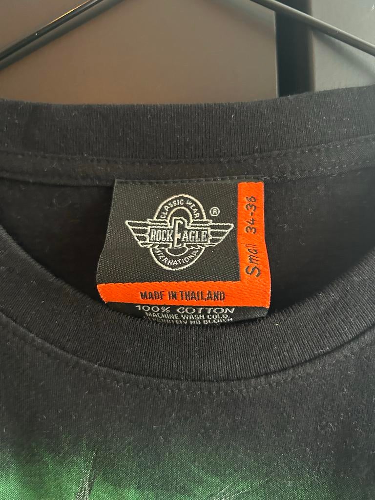 Vintage Rock Eagle Clown T-shirt - Maat S, Ophalen of Verzenden, Gedragen, Maat 46 (S) of kleiner, Zwart