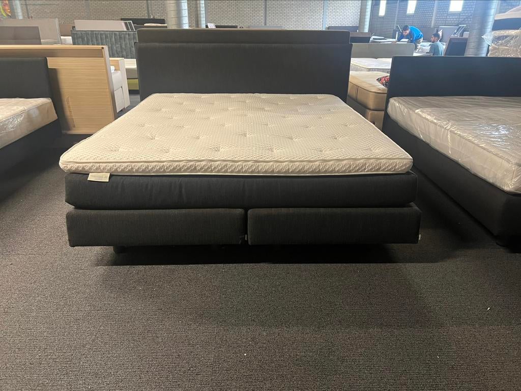 20 x auping showroom boxsprings outlet super deals op=op, Ophalen, Tweepersoons, Zo goed als nieuw, 180 cm