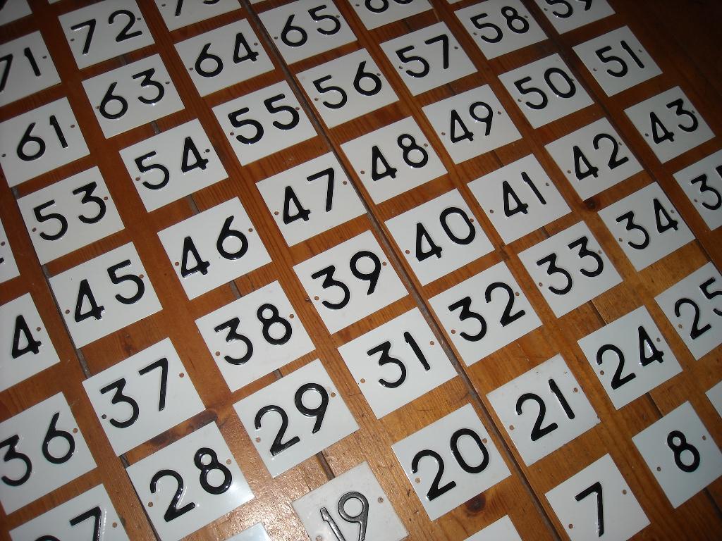 oud ongebruikt huisnummer bord nummer huisnummerbordje huis, Antiek en Kunst, Ophalen of Verzenden