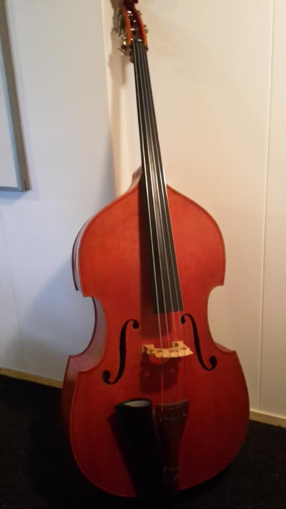 Contrabas, 3/4, 5-snarig, Muziek en Instrumenten, Snaarinstrumenten | Gitaren | Bas, Ophalen, Zo goed als nieuw, Akoestisch, 5-snarig