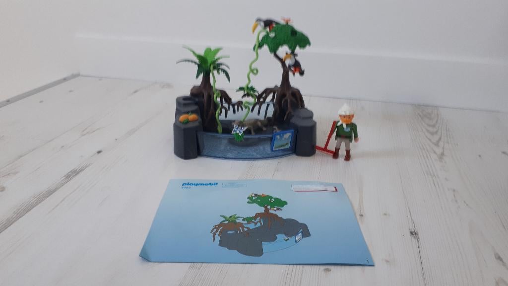 Playmobil Kaaiman bassin (4463), compleet, Kinderen en Baby's, Speelgoed | Playmobil, Ophalen of Verzenden, Zo goed als nieuw