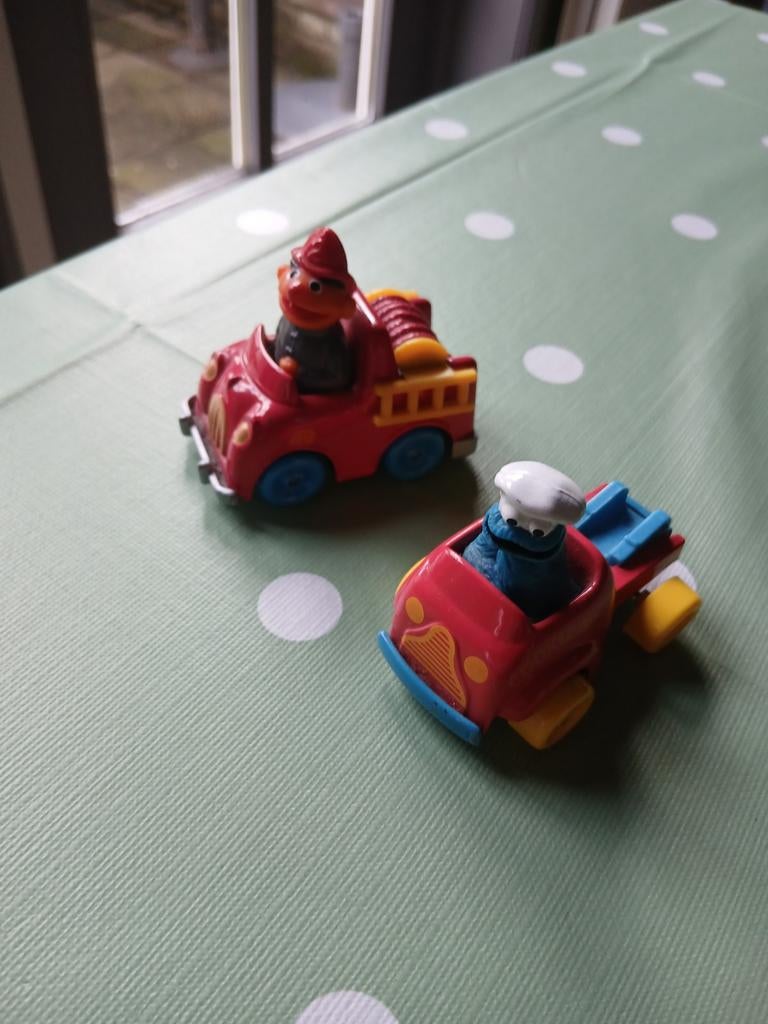 Vintage 1982 Sesamstraat Auto's, Ophalen of Verzenden, Gebruikt, Jongen of Meisje