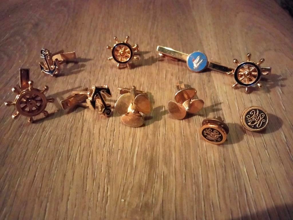 Maritime manchetknopen, Sieraden, Tassen en Uiterlijk, Manchetknopen, Ophalen of Verzenden, Overige materialen