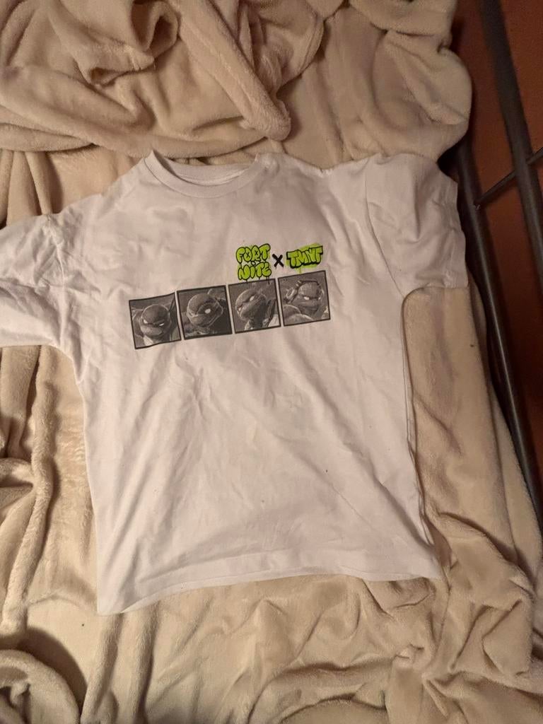 Fortnite x TMNT T-shirt, Ophalen of Verzenden, Zo goed als nieuw, Wit
