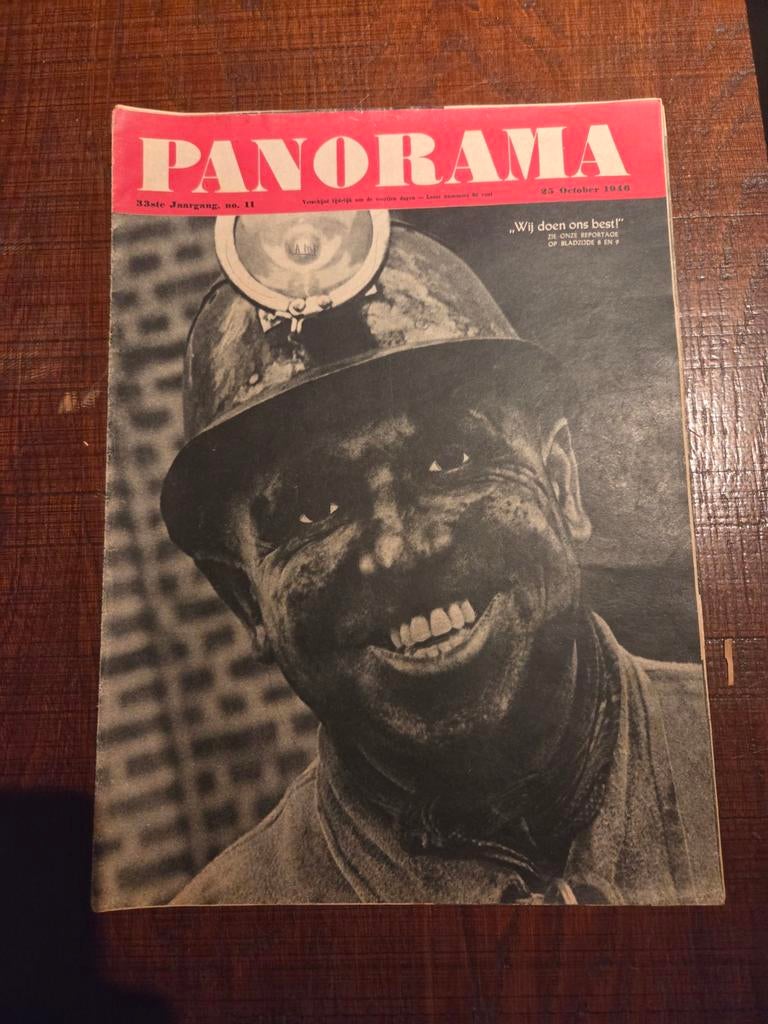 Panorama 25 Oktober 1946 - Mijnwerkers Limburg, Boeken, Ophalen of Verzenden, Gelezen, Overige typen