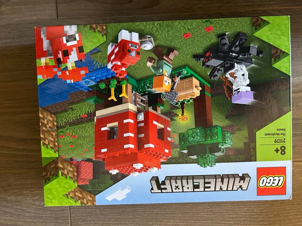 Lego 21179 Minecraft The Mushroom House nieuw in doos, Ophalen, Minecraft, Lego, Nieuw