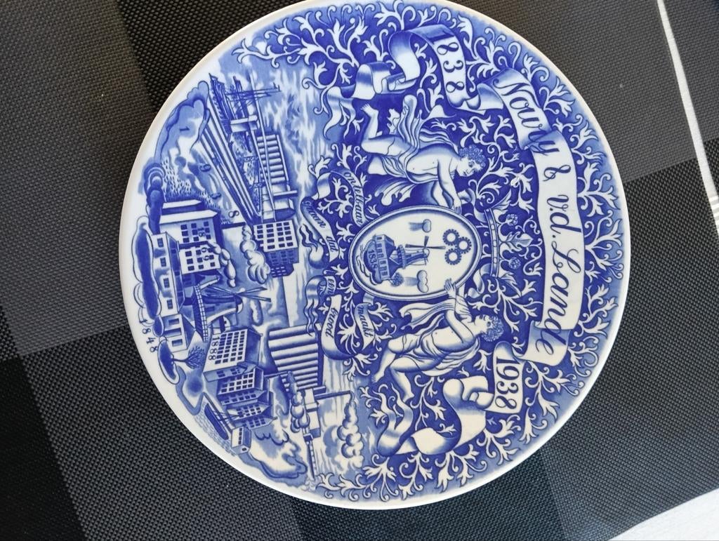 Gedenkbord N.V. De Sphinx Maastricht 1888-1938, Ophalen of Verzenden