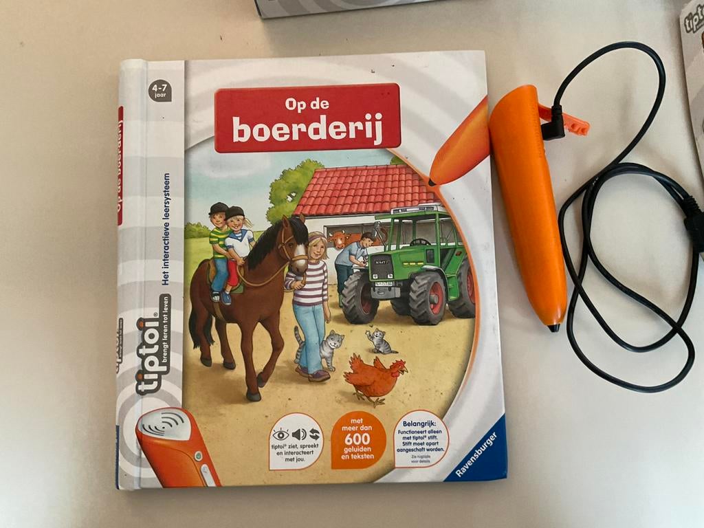 Tiptoi leersysteem, Ophalen, Gebruikt