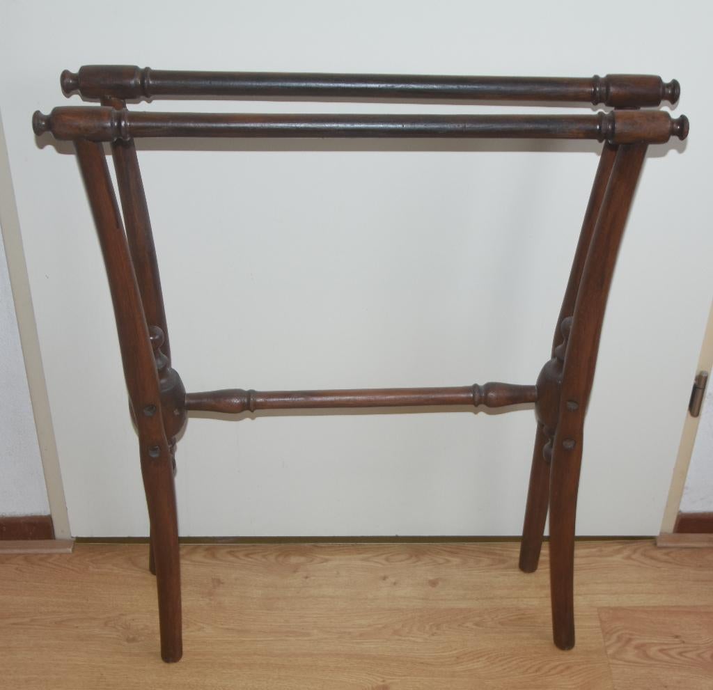 Antiek houten handdoekrek wasrek Thonet, Ophalen of Verzenden