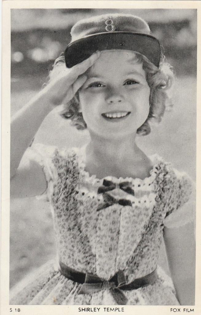 Ansichtkaart, Artiest, Shirley Temple  (2023), Verzamelen, Ansichtkaarten | Themakaarten, Verzenden, 1920 tot 1940, Sterren en Beroemdheden